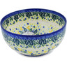 Polish Pottery Mixing bowl, serving bowl Floral Fantasy UNIKAT
