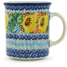 Polish Pottery Mug 10 oz Enchanted Spring UNIKAT