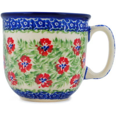 Polish Pottery Mug 10 oz Midsummer Bloom