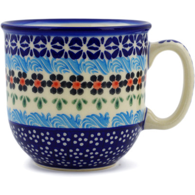 Polish Pottery Mug 10 oz Spring Country Trip
