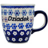Polish Pottery Mug 10 oz Windblown Poppies