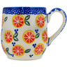 Polish Pottery Mug 11 oz Citrus Craze