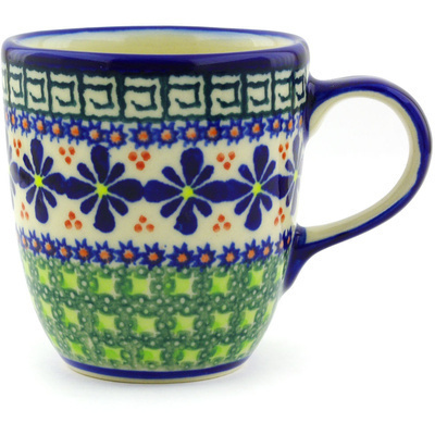 Polish Pottery Mug 11 oz Irish Spring