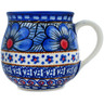 Polish Pottery Mug 8 oz Blue Heaven UNIKAT