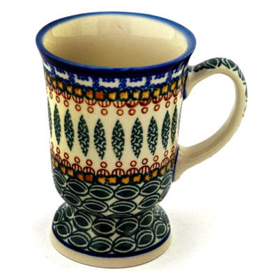 Polish Pottery Mug 8 oz Tuscan Countryside