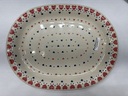 Polish Pottery Oval Platter 14&quot; From The Heart