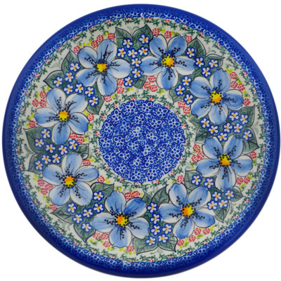 Polish Pottery Plate 10&quot; Floral Dream UNIKAT