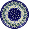 Polish Pottery Plate 10&quot; Springing Dasies
