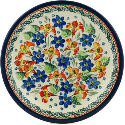 Polish Pottery Plate 11&quot; Marvellous Concept UNIKAT