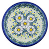 Polish Pottery Plate 14&quot; Floral Fantasy