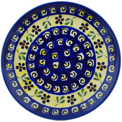 Polish Pottery Plate 6&quot; Stargazer Fields