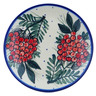 Polish Pottery Plate 7&quot; Berry Bounty UNIKAT