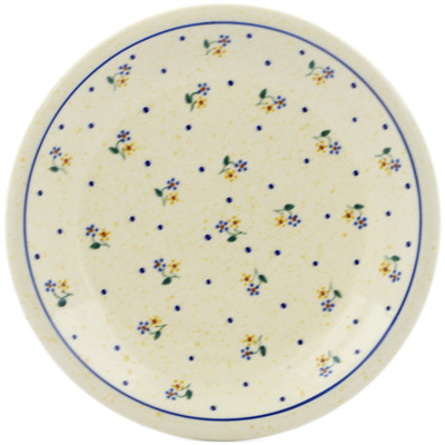 Polish Pottery Plate 9&quot; Country Meadow