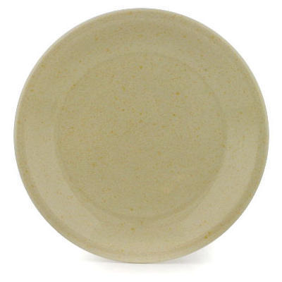 Polish Pottery Plate 9&quot; Cream