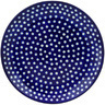 Polish Pottery Platter 12&quot; Blue Eyes