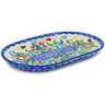 Polish Pottery Platter 9&quot; Spring  Garden Berries UNIKAT