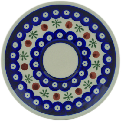 Polish Pottery Saucer 6&quot; Mosquito