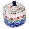 Polish Pottery Sugar Bowl 9 oz Babcia&#039;s Garden