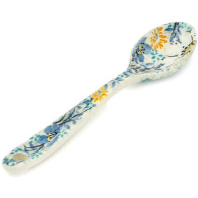 Polish Pottery Sugar Spoon Elegance UNIKAT