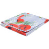 Polyester Table Cloth 102&quot; Fresh Red Poppy Grey