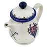 Polish Pottery Tea or Coffee Pot 48 oz Parzenica UNIKAT