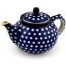 Polish Pottery Tea or Coffee Pot 5 cups Blue Eyes