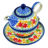 Polish Pottery Tea Set for One 22 oz Fall Vibes