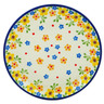 Polish Pottery Toast Plate Country Spring