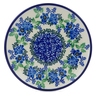 Polish Pottery Toast Plate Pretty In Blue