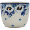 Polish Pottery Tumbler 6 oz Blue Spring