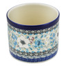 Polish Pottery Utensil Jar 5&quot; Solstice Bloom UNIKAT