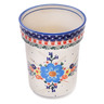 Polish Pottery Utensil Jar 6&quot; Floral Explosion