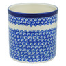 Polish Pottery Utensil Jar 6&quot; Sensational Blue Splendor