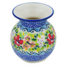 Polish Pottery Vase 4&quot; Petal Dance UNIKAT