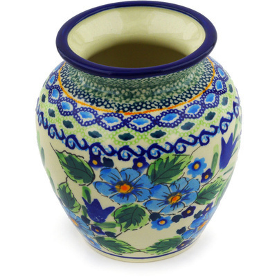 Polish Pottery Vase 5&quot; Evangeline UNIKAT
