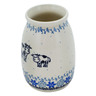 Polish Pottery Vase 5&quot; Happy Cows