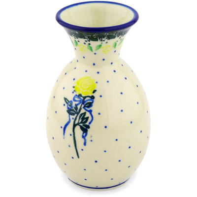 Polish Pottery Vase 6&quot;