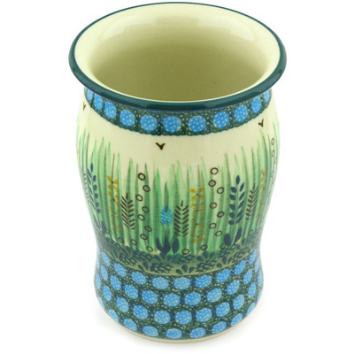 Polish Pottery Vase 6&quot; Prairie Land UNIKAT