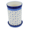 Polish Pottery Wine Chill with Saucer 8&quot; Twinkling Stars