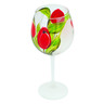 Glass Wine Glass 20 oz Frosty Tulip