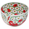 Polish Pottery Yarn Bowl 7&quot; Spring Blossom Harmony UNIKAT