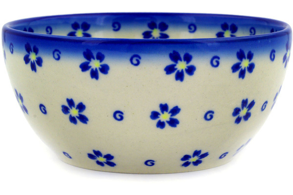 Polish Pottery 5-inch Bowl | Boleslawiec Stoneware | Polmedia H3515E