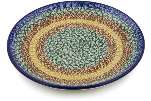 Polish Pottery 10-inch Plate | Boleslawiec Stoneware | Polmedia H4535A