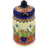 UNIKAT 149 ART POLISH POTTERY JAR W/LID W/OPENING  