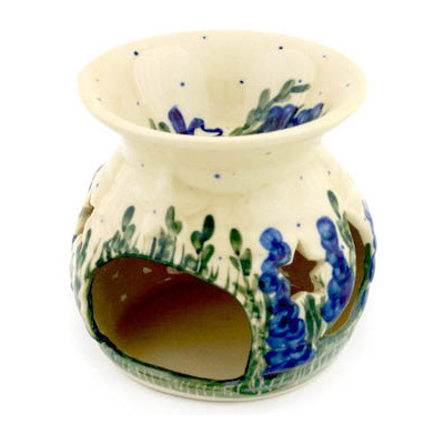Polish Pottery Aroma Oil Burner Lamp 4&quot;