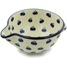 Polish Pottery Batter Bowl 7&frac12;-inch Wild Blueberry