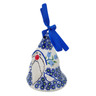 Polish Pottery Bell Ornament 4&quot; Sweet Dreams