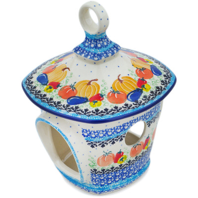 Polish Pottery Birdhouse 9&quot; Glorious Sequence UNIKAT