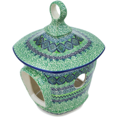 Polish Pottery Birdhouse 9&quot; Kiwi UNIKAT