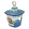 Polish Pottery Birdhouse 9&quot; Morning Glory UNIKAT